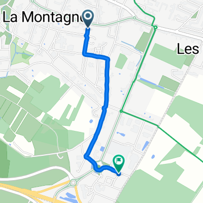 Route de Bouguenais, La Montagne à Avenue de la Libération, La Montagne