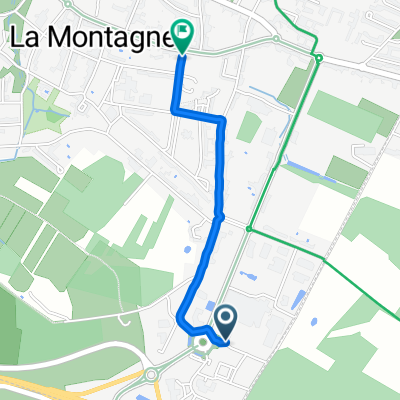 Avenue de la Libération, La Montagne à Route de Bouguenais, La Montagne