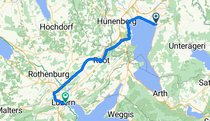 Von Zug bis Luzern