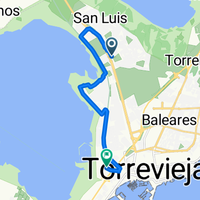 Route in Torrevieja