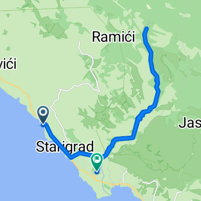 Starigrad (A) to Paklenička ulica