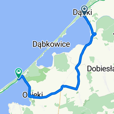 Darłowska, Dąbki do Mieleńska, Łazy