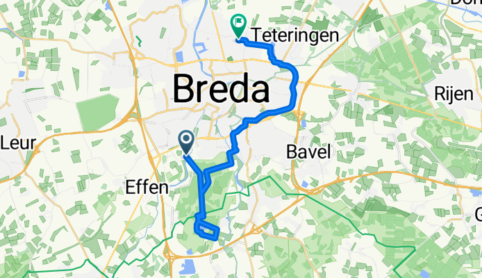 Dr Batenburglaan, Breda do Brusselstraat, Breda
