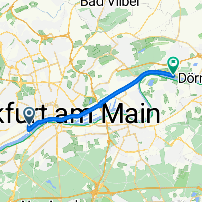 Am Hauptbahnhof, Frankfurt am Main nach Kennedystraße, Maintal