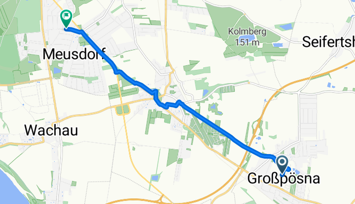 Sepp-Verscht-Straße, Großpösna nach Höltystraße, Leipzig