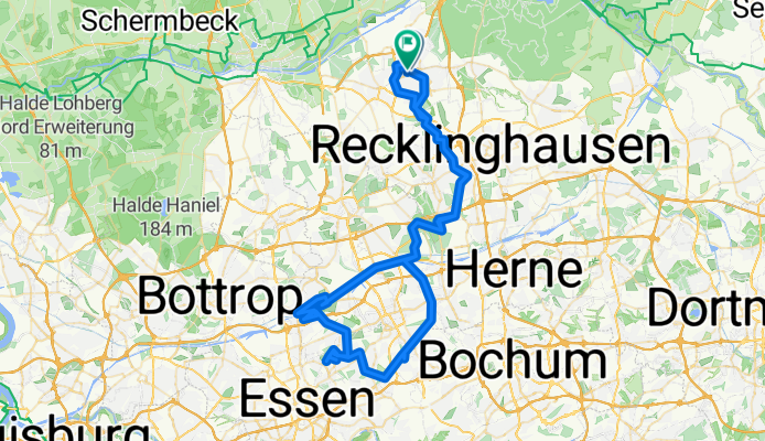 Siegfriedstraße, Marl nach Siegfriedstraße, Marl