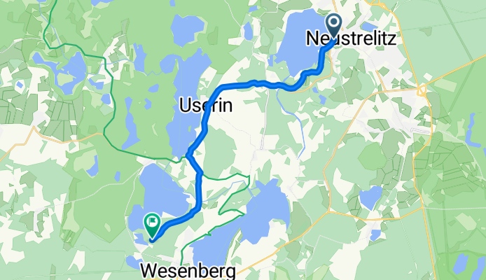 53.364, 13.055 nach 53.292, 12.947