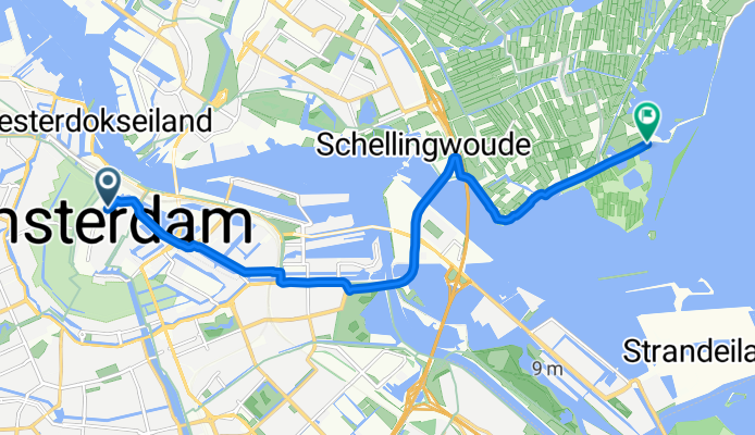Amsterdam nach Campingplatz