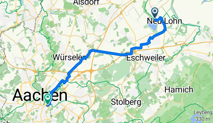 Josefsweg nach Aachen