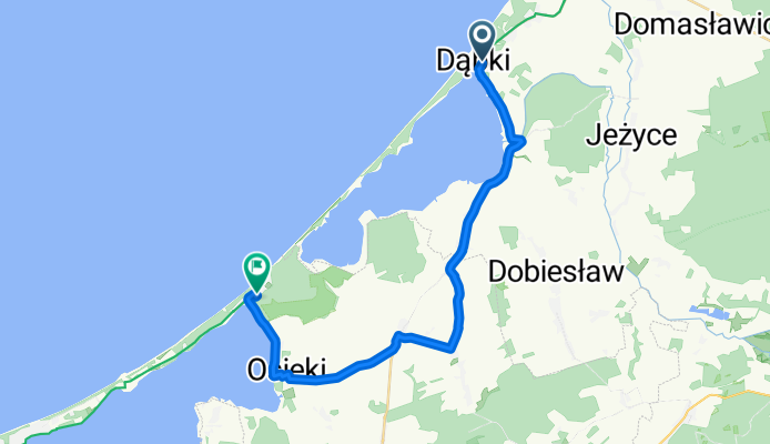 Darłowska, Dąbki do Słoneczna, Łazy