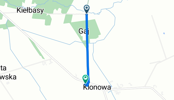 51.431, 18.414 do 51.420, 18.414