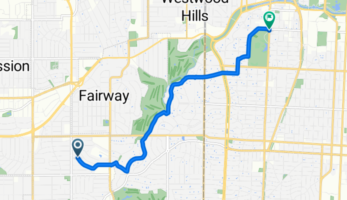 Route to Loose Park