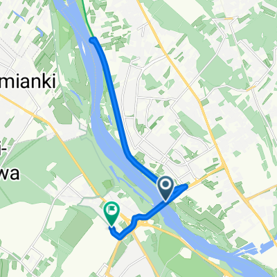 52.307, 20.951 do 52.302, 20.931