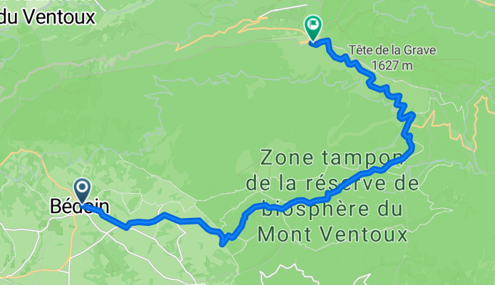 Bedoin - Ventoux 44k 1700 HM