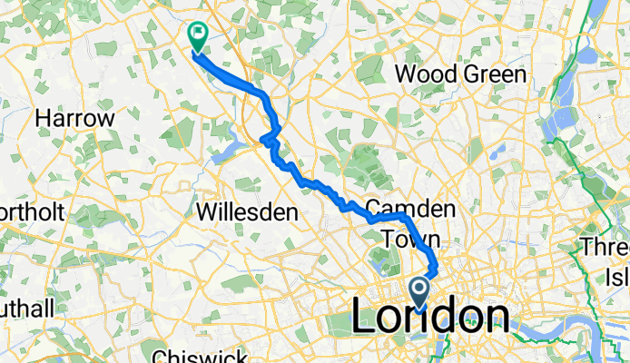 Rupert Street to Blessbury Road