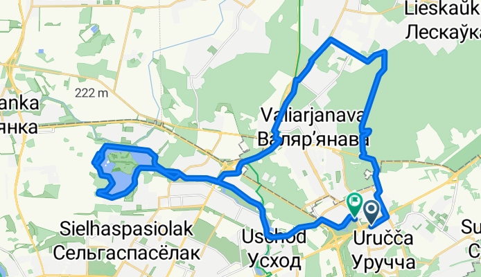 маршрут из улица Руссиянова