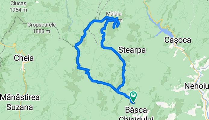 Basca Chiojdu - Tabla Butii - Tataru - Lacul Vulturilor - Domeniul Garbea