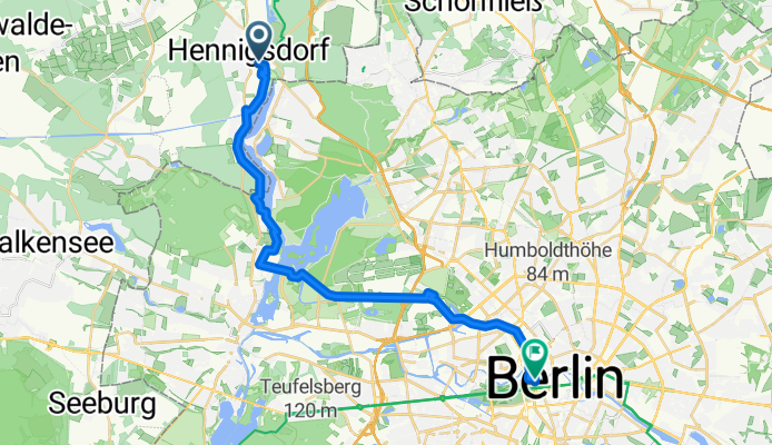 Hennigsdorf - Berlin-Tiergarten
