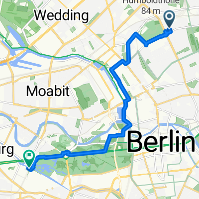 Putbusser Straße, Berlin to Müller-Breslau-Straße, Berlin