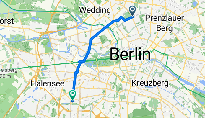 Putbusser Straße, Berlin to Straße am Schoelerpark, Berlin