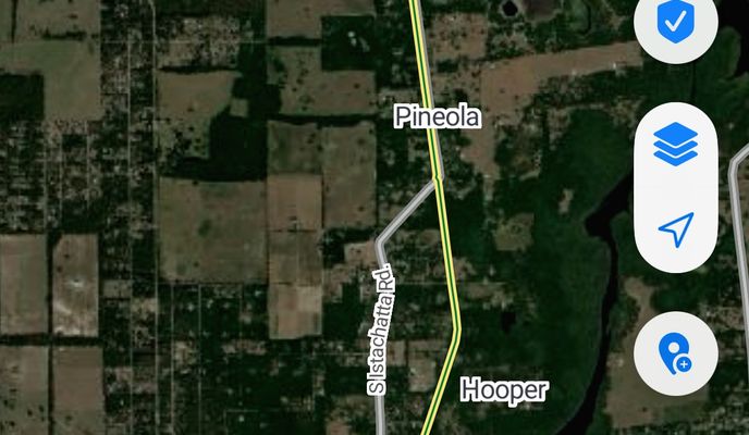 Foto 2 de la ruta de Bikemap "Croom Rital Rd, Brooksville to N Pine Ave, Inverness"