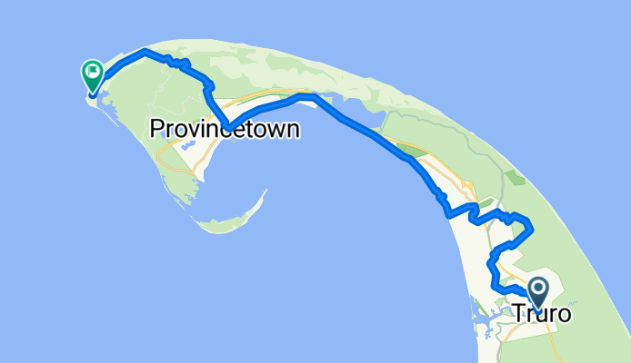 Route to Race Point Lighthouse