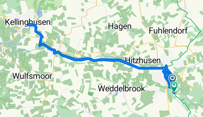 30km mit dem Klapprad nach Kellinghusen und zurück