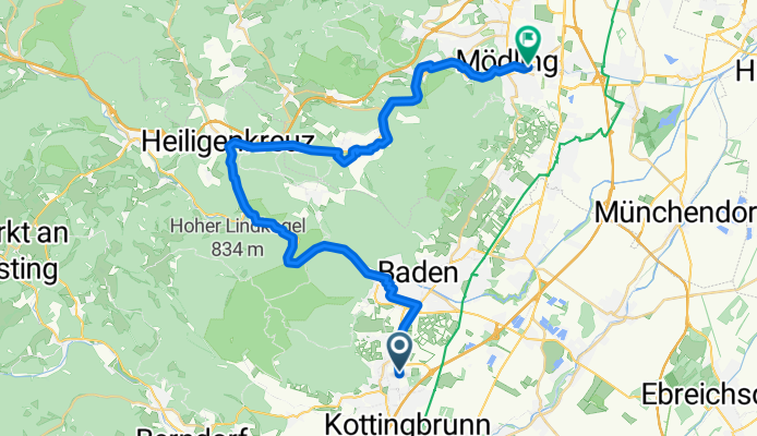 Von Bad Vöslau bis Mödling