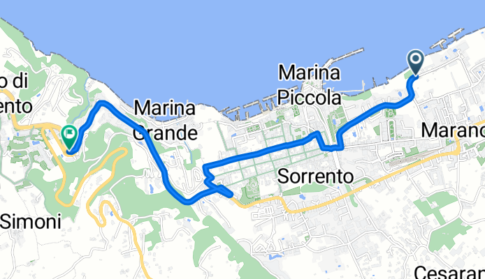 Via Aniello Califano nach Strada Statale