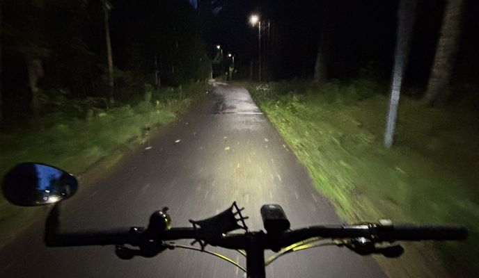 Photo 2 of the Bikemap route "Копорское шоссе, Сосновый Бор до Солнечная улица, Сосновый Бор"