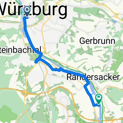 Klostergasse, Würzburg a Winterhäuser Straße, Würzburg