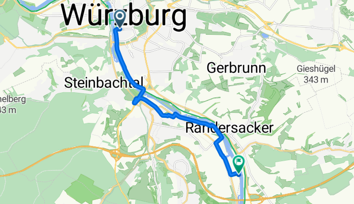 Klostergasse, Würzburg a Winterhäuser Straße, Würzburg