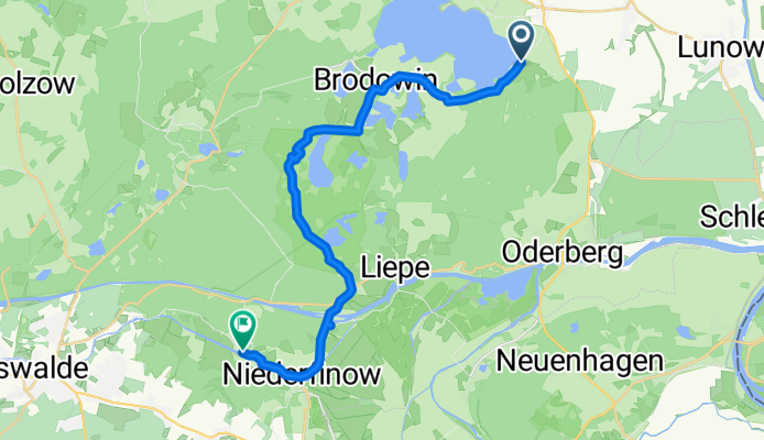 19 I Abkürzung Parstein - Niederfinow