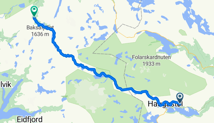 Geilo - Aurlandsvangen