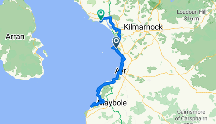 From Troon to Culzean Castle and Home