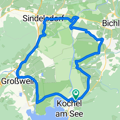 Große Moosrunde - Mit dem Rad von Kochel durch das Loisach-Moor