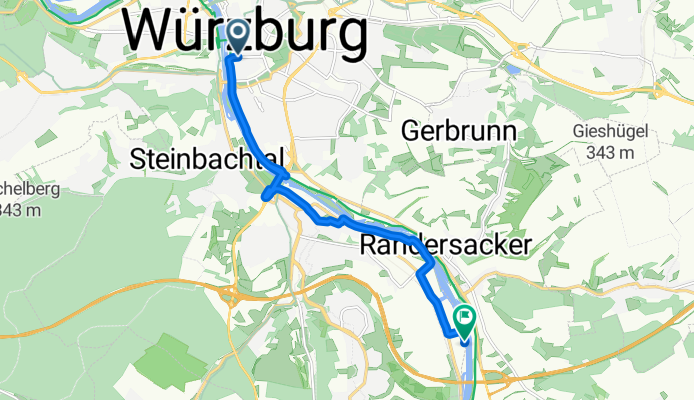 Klostergasse, Würzburg a Winterhäuser Straße, Würzburg