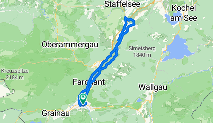 Radtour durch das Loisachtal