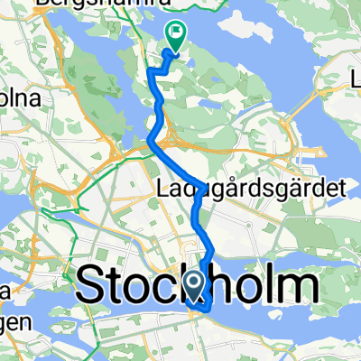 Funckens gränd, Stockholm to Forskarbacken, Stockholm