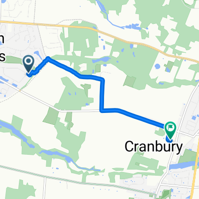 Ravens Crest Dr, Plainsboro to N Main St, Cranbury