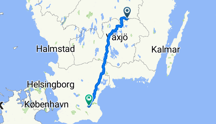 From Norrhult to Lövestad