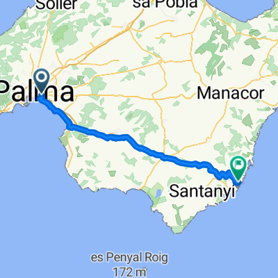 Route to Cala d'Or