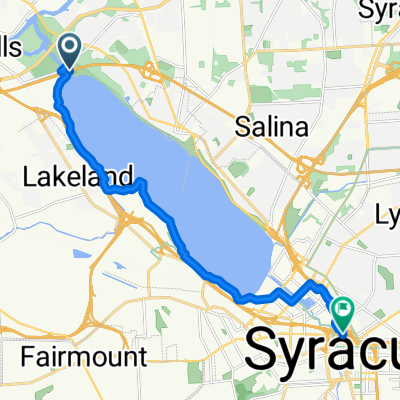 Onondaga Lake Pkwy, Liverpool to N Salina St, Syracuse