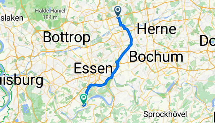 Burgmühlenhof, Gelsenkirchen nach Hesselerkamp, Essen