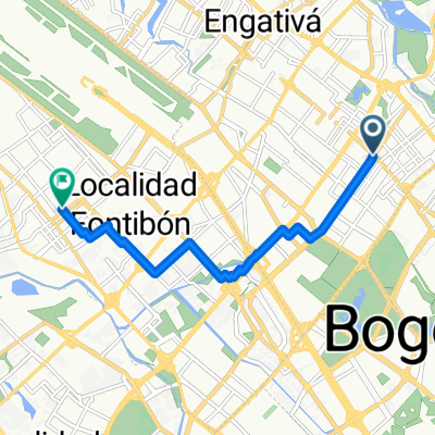De Avenida # 69K-6 a Calle 103A