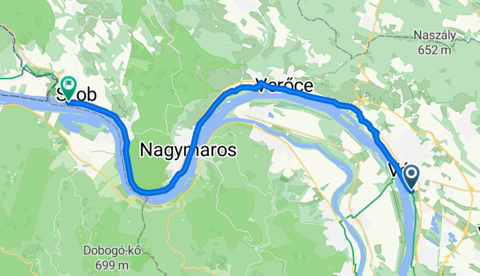 Diadal tér, Vác - Széchenyi sétány, Szob