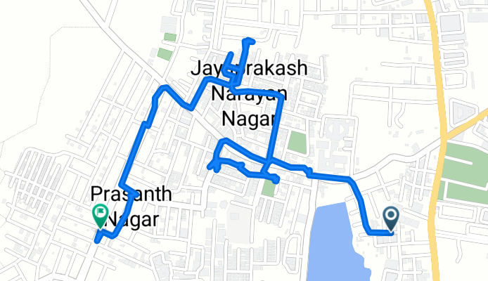 Miyapur Road to 6-1-225