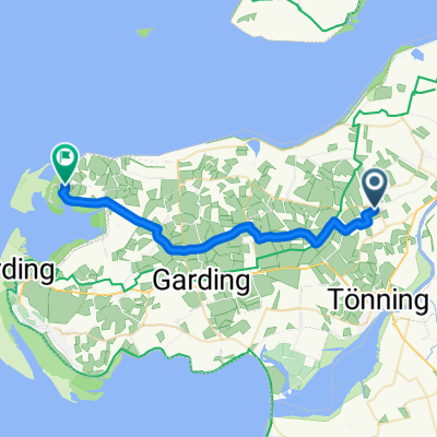 Kirchenfenne, Oldenswort nach Ahndelweg, Westerhever