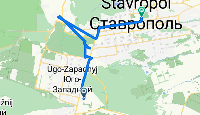 От 2-й Юго-Западный проезд 2Г до проспект Октябрьской Революции владение