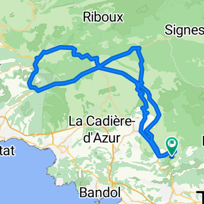 Chemin de la Colle, Évenos à Chemin de la Colle, Évenos